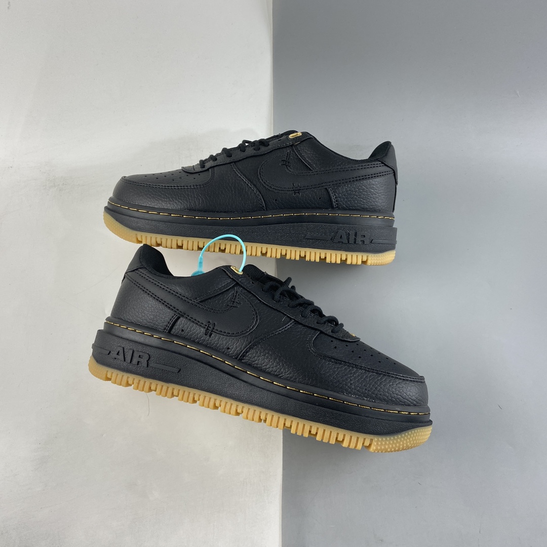 P200 NIKE Air Force 1 Low Luxe 空军一号低帮厚底休闲运动板鞋 DB4109-001