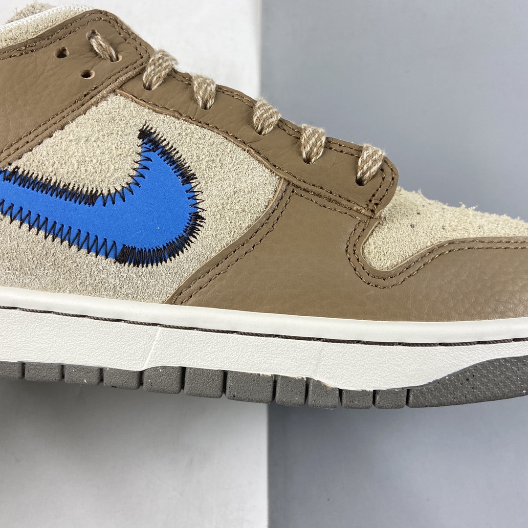 P360 Size x NIKE Dunk Low ”Dark Driftwood” 合作款 扣篮系列低帮休闲运动滑板板鞋 DO6712-200