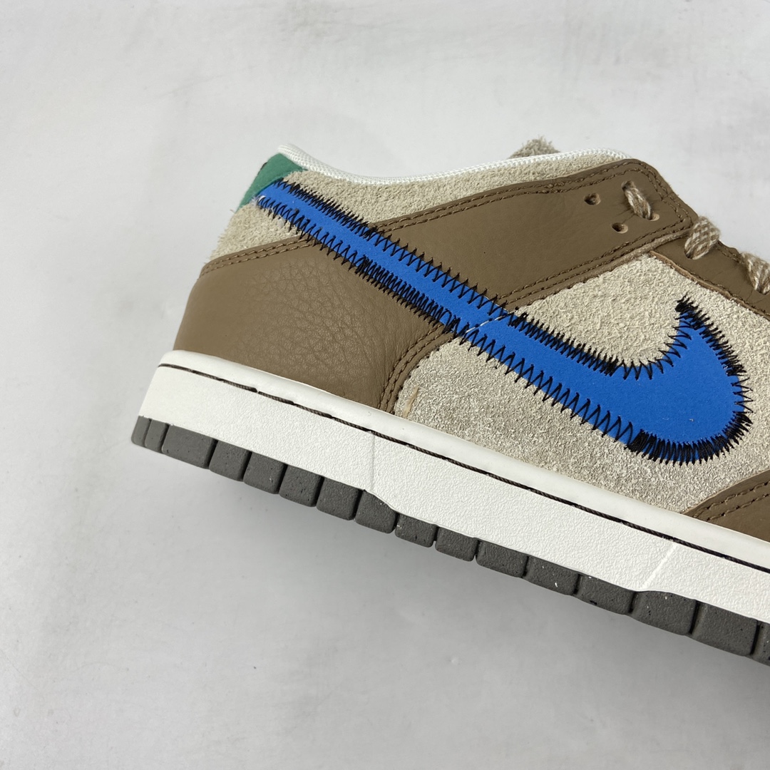 P360 Size x NIKE Dunk Low ”Dark Driftwood” 合作款 扣篮系列低帮休闲运动滑板板鞋 DO6712-200