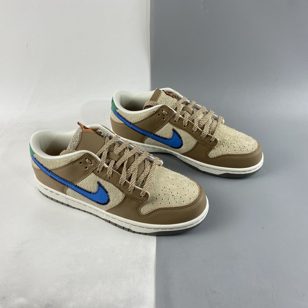 P360 Size x NIKE Dunk Low ”Dark Driftwood” 合作款 扣篮系列低帮休闲运动滑板板鞋 DO6712-200