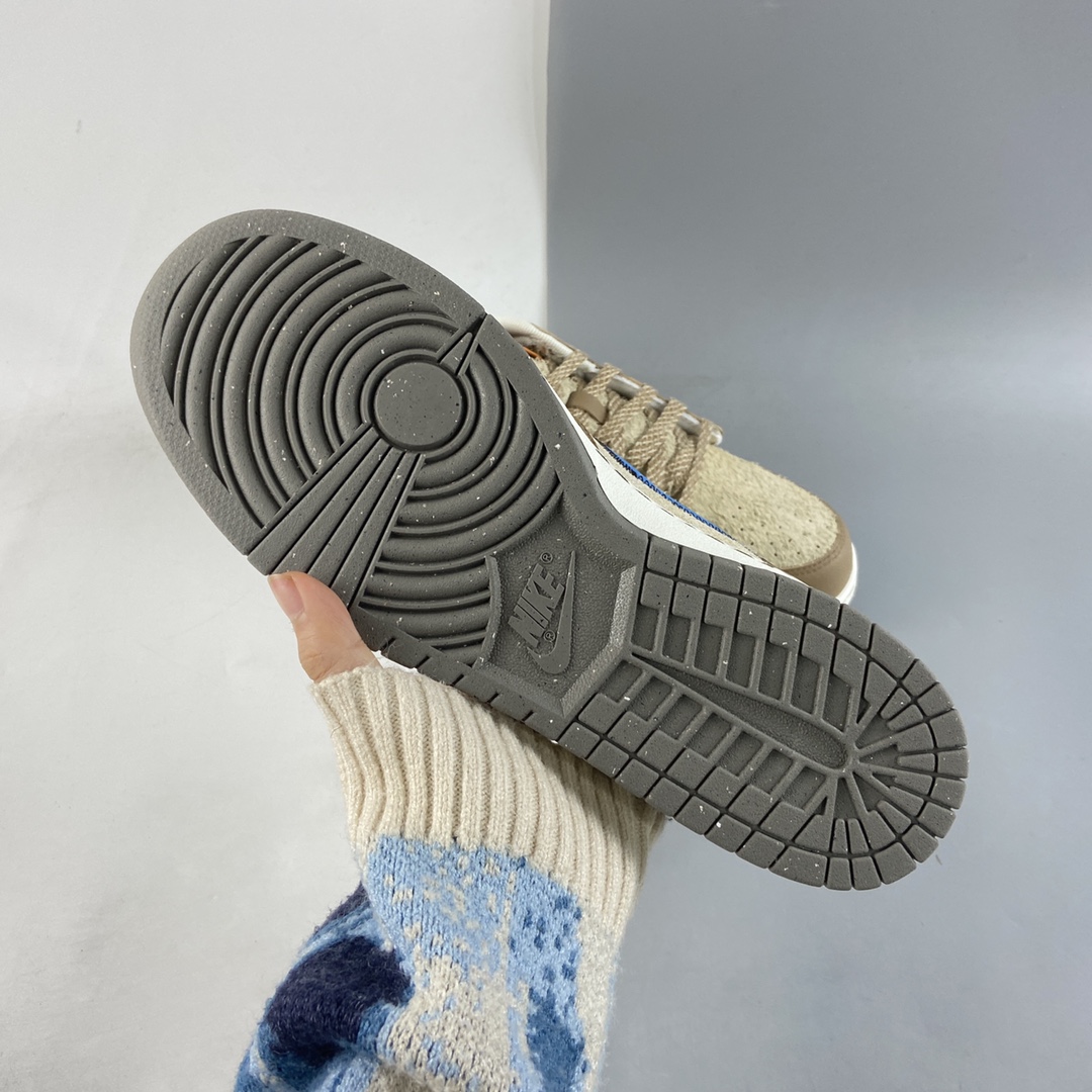 P360 Size x NIKE Dunk Low ”Dark Driftwood” 合作款 扣篮系列低帮休闲运动滑板板鞋 DO6712-200