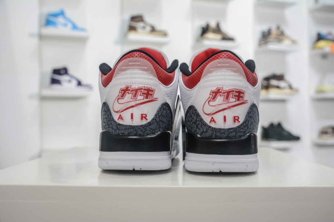 480  Air Jordan 3 SE-T JP Denim Fire Red火焰红 CZ6433-100