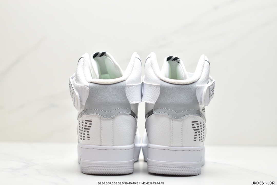 160 Nike Air Force 1 High 07 LV8 字母蛇纹 空军一号高帮百搭休闲板鞋CQ0449-001