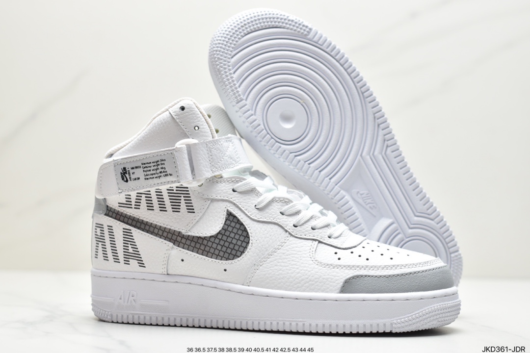 160 Nike Air Force 1 High 07 LV8 字母蛇纹 空军一号高帮百搭休闲板鞋CQ0449-001