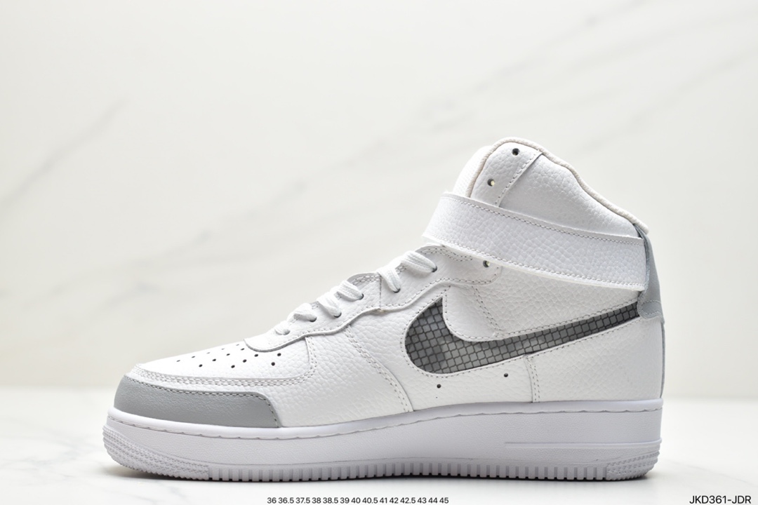 160 Nike Air Force 1 High 07 LV8 字母蛇纹 空军一号高帮百搭休闲板鞋CQ0449-001