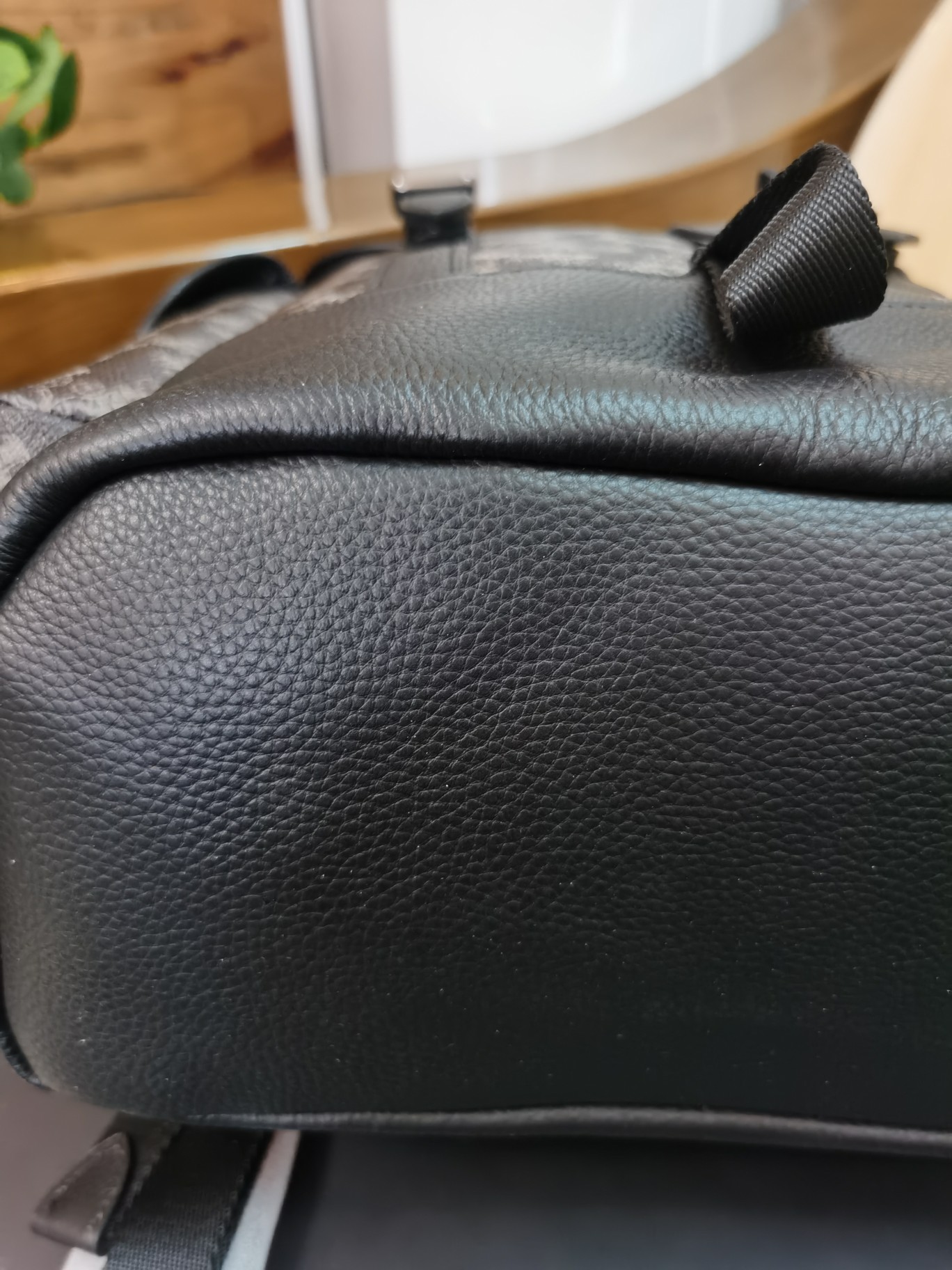 Coach 新款c7673马车图案印花HITCH 翻盖抽绳男士双肩背包 印花涂层帆布和柔软抛光平纹纹头层牛皮