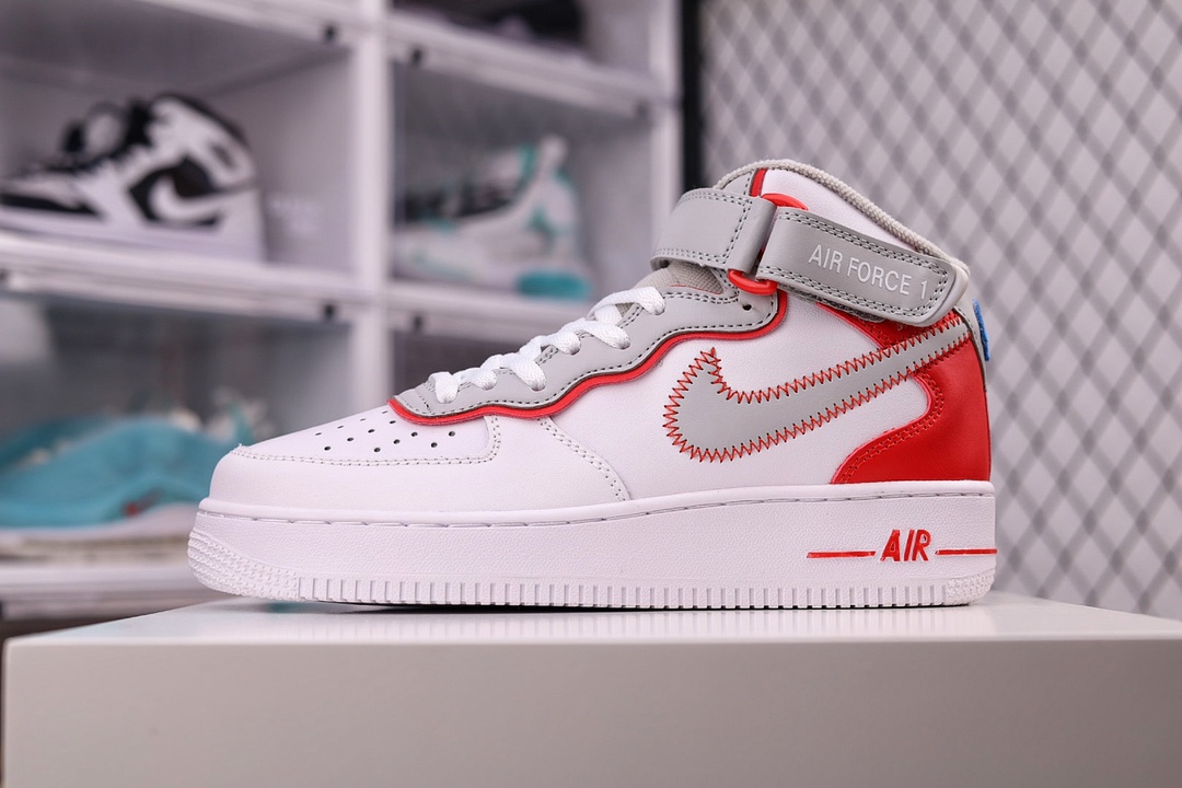 G5 NK Air Force 1 空军一号中帮 官方同步 原装级别 原楦头原纸板 打造纯正空军版型专注外贸渠道 全掌内置蜂窝气垫 原盒配件 原厂中底钢印、拉帮完美 官方