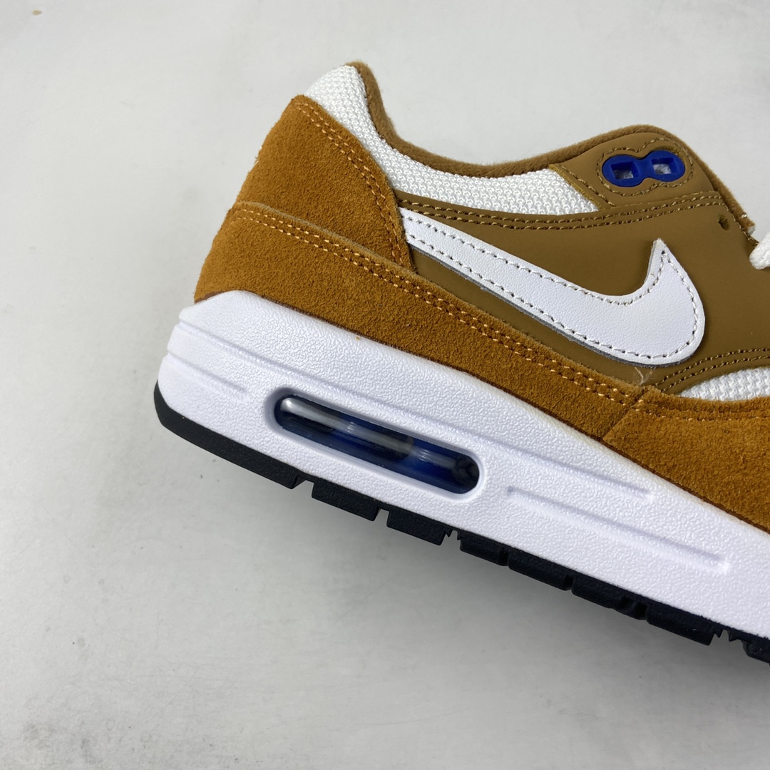 P220 NIKE Air Max 1 黄白色 半掌气垫复古跑步鞋 908366-700