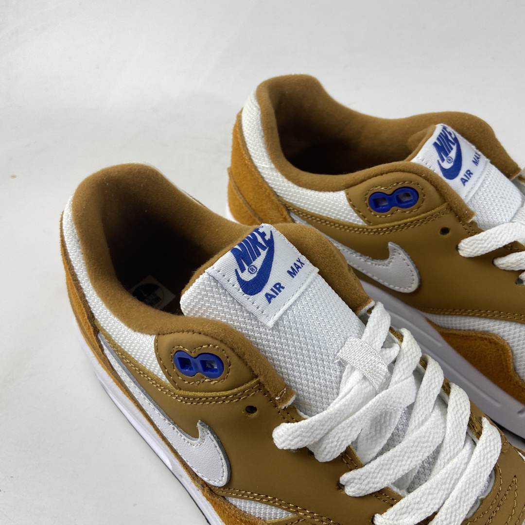 P220 NIKE Air Max 1 黄白色 半掌气垫复古跑步鞋 908366-700