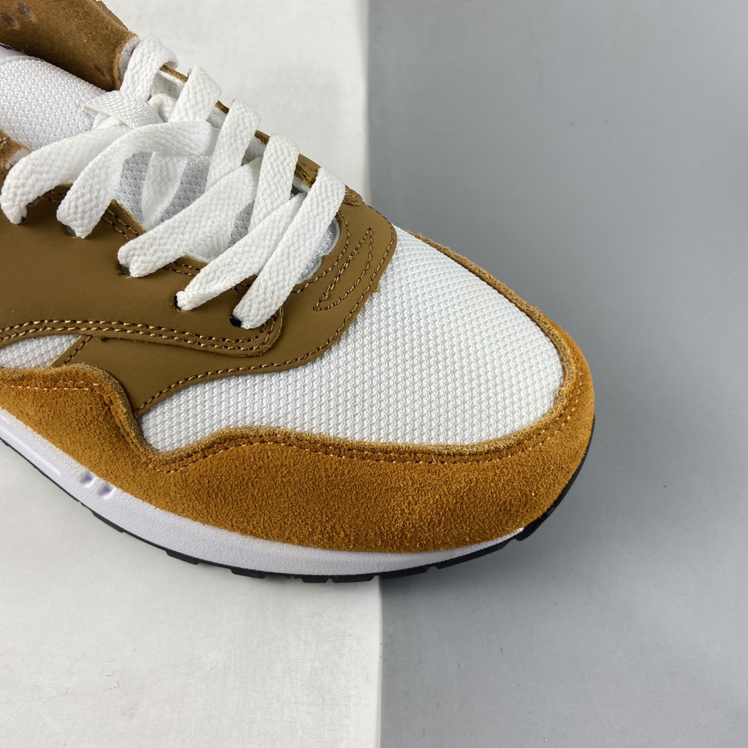 P220 NIKE Air Max 1 黄白色 半掌气垫复古跑步鞋 908366-700