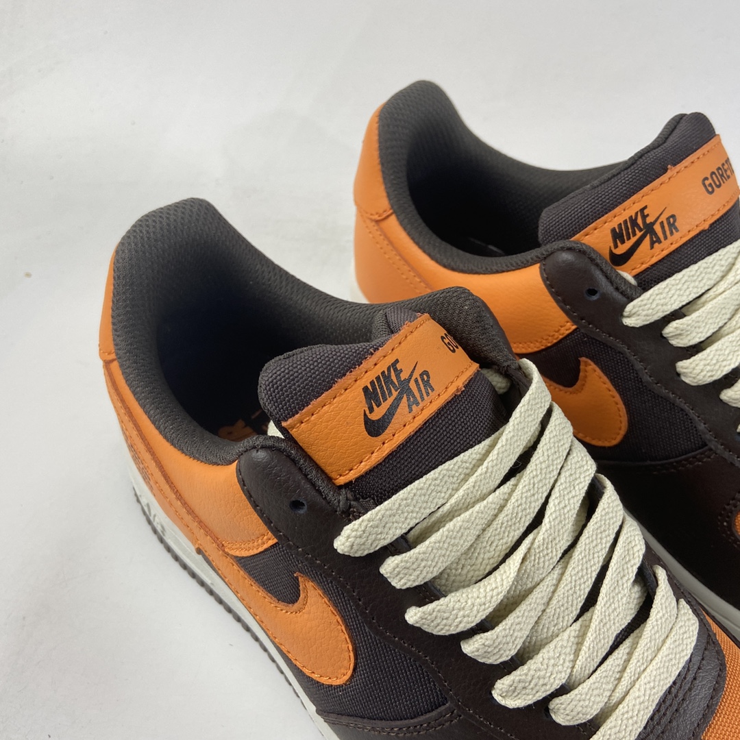 P200 NIKE Air Force 1’07 ”GORE-TEX” 黑棕色 空军一号低帮休闲板鞋 DO2760-220