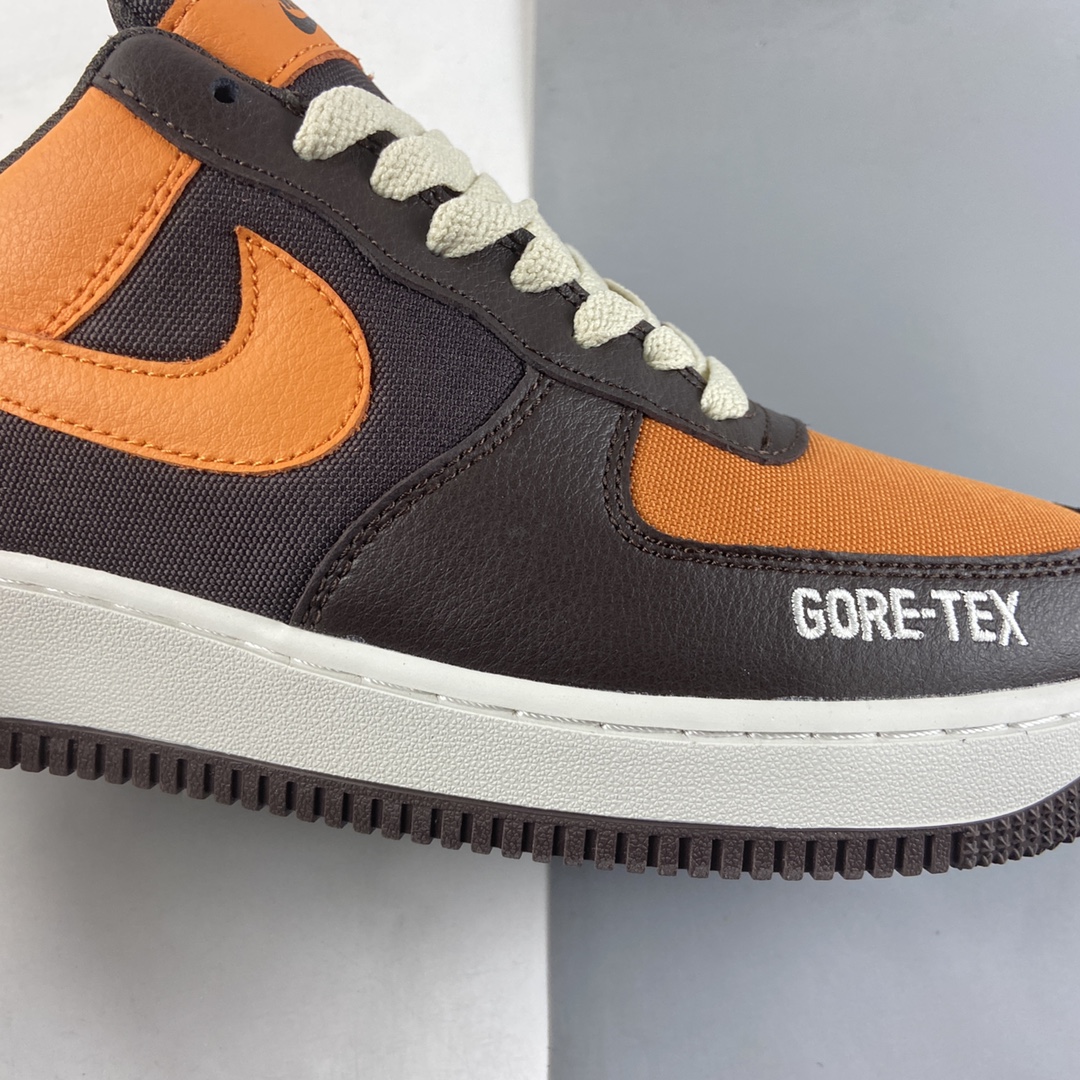 P200 NIKE Air Force 1’07 ”GORE-TEX” 黑棕色 空军一号低帮休闲板鞋 DO2760-220