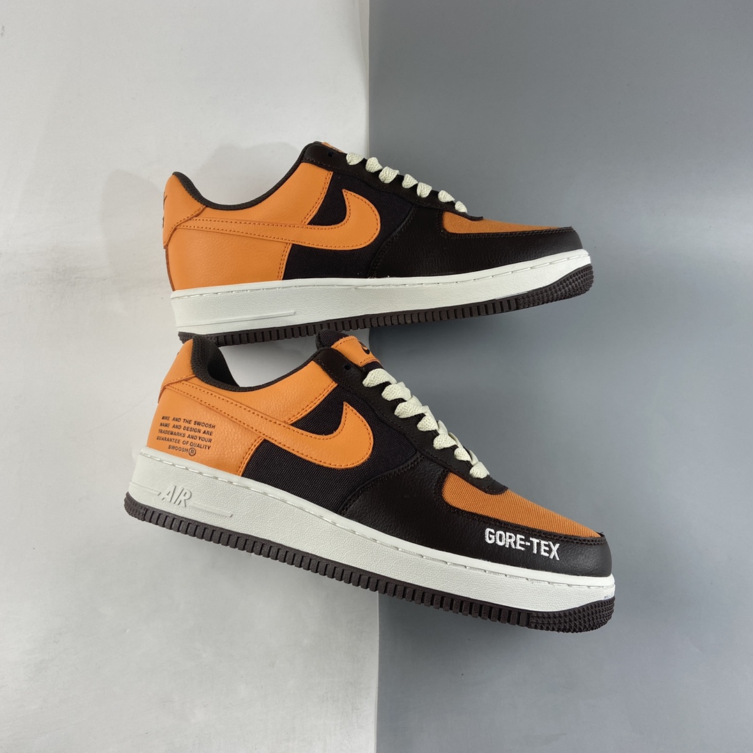 P200 NIKE Air Force 1’07 ”GORE-TEX” 黑棕色 空军一号低帮休闲板鞋 DO2760-220