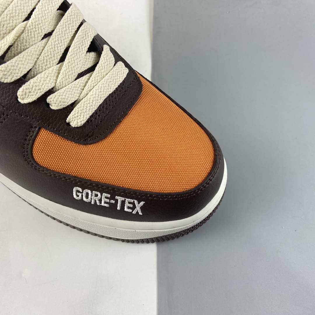 P200 NIKE Air Force 1’07 ”GORE-TEX” 黑棕色 空军一号低帮休闲板鞋 DO2760-220