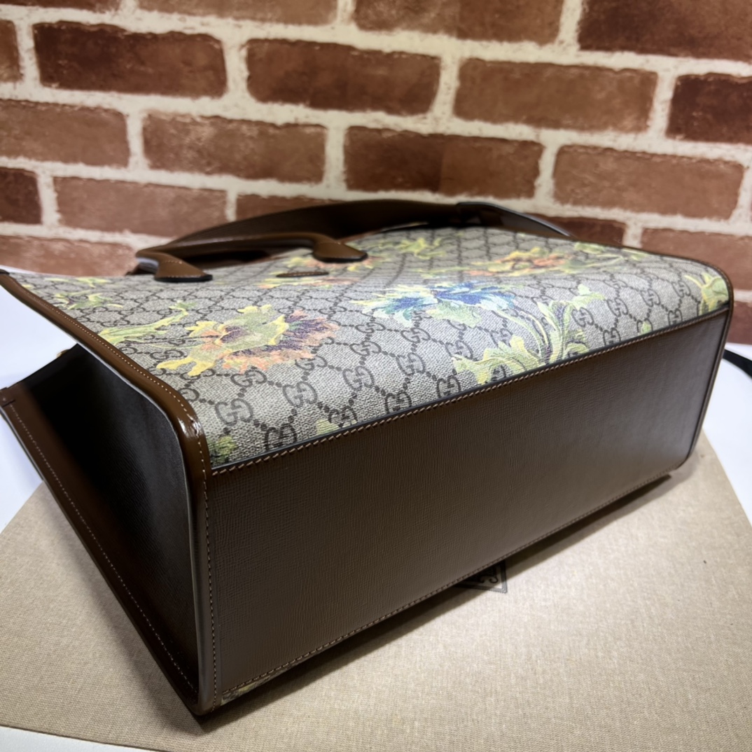 GUCCI古驰互扣式双G中号托特包674148