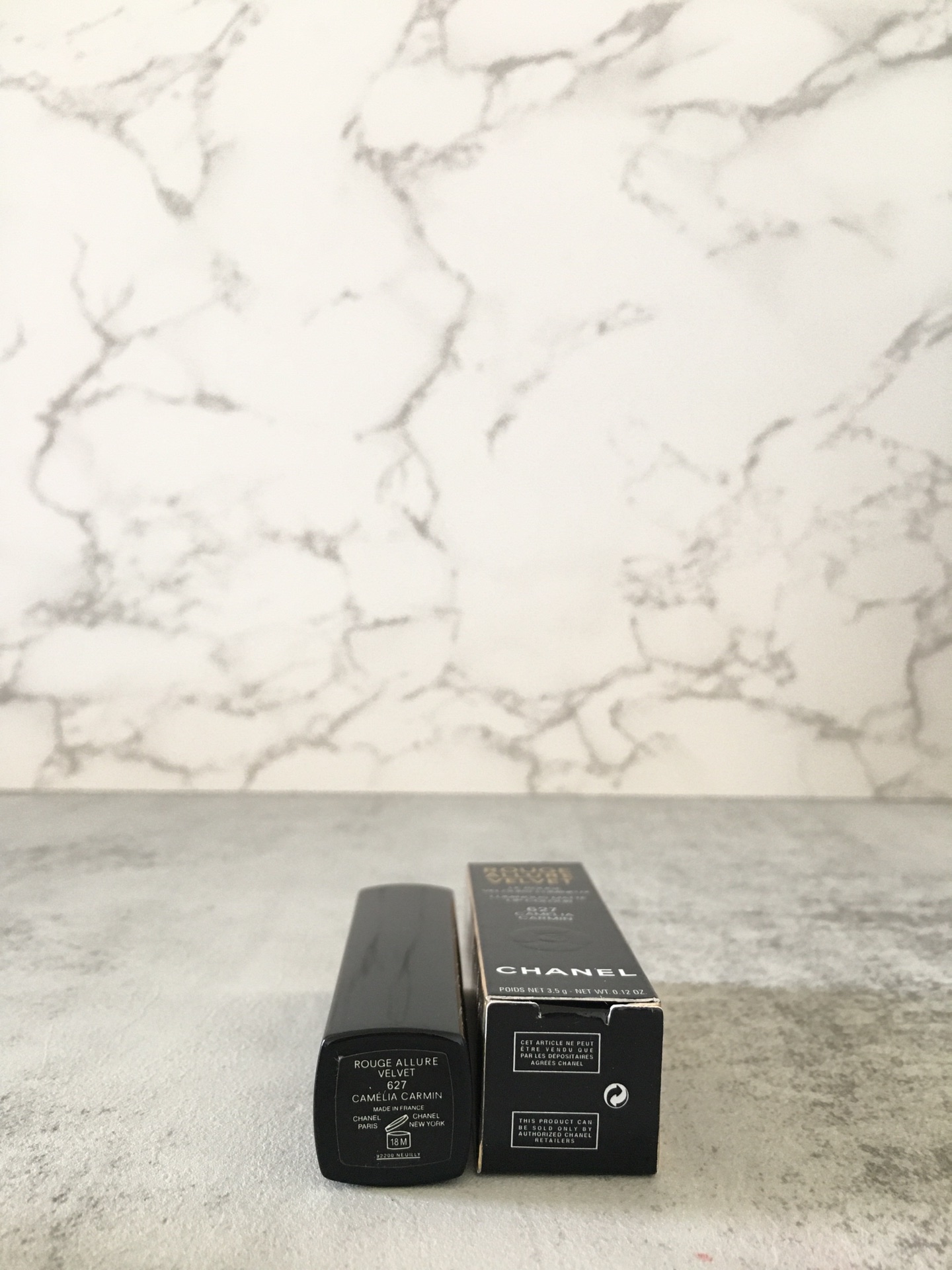 Chanel Rouge Allure Velvet 627 Camelia Carmin Lipstick - Luminous Matte Finish 5 i1641701888 7187 4