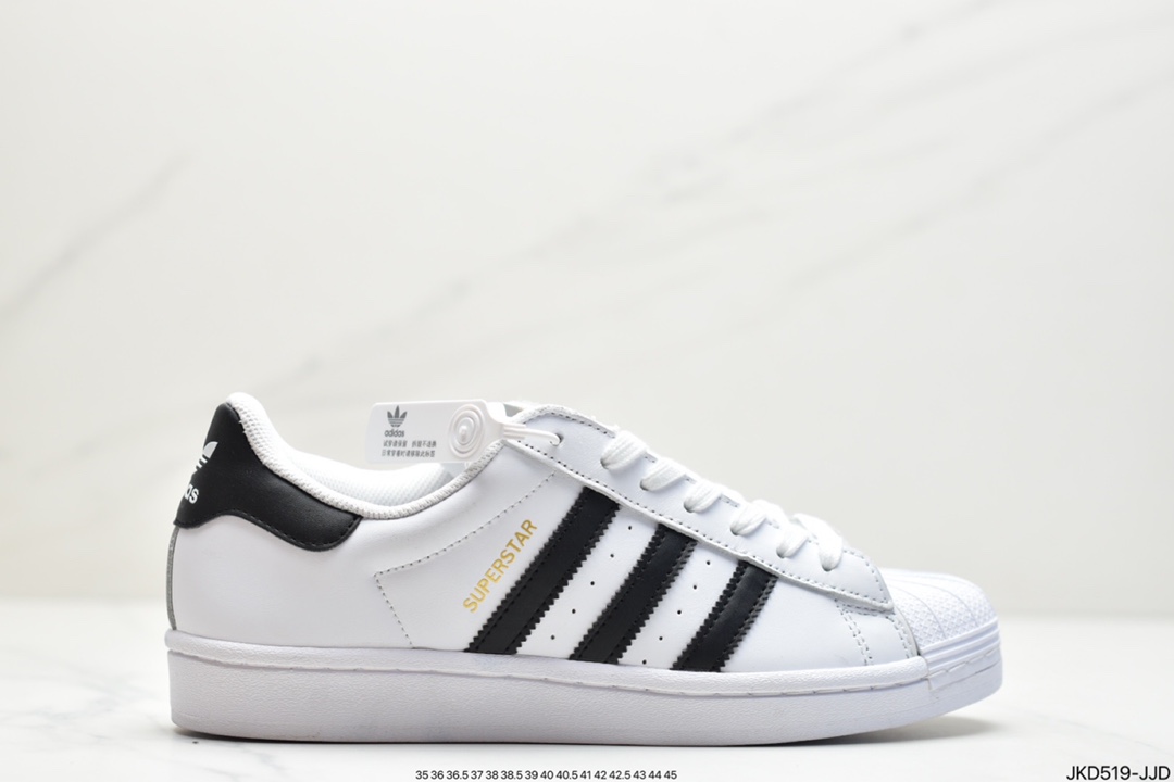 Adidas Originals Superstar Shell Head Classic Versatile Casual Sports Sneakers EG4958