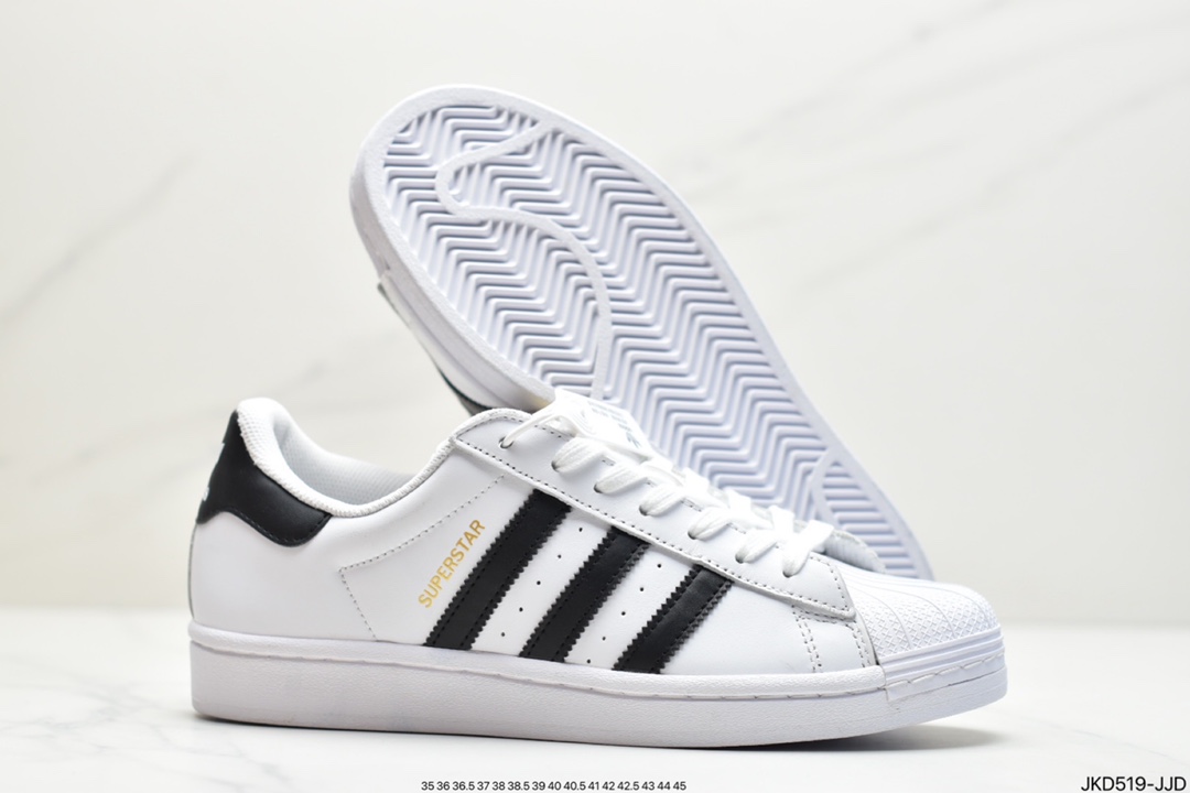 Adidas Originals Superstar Shell Head Classic Versatile Casual Sports Sneakers EG4958