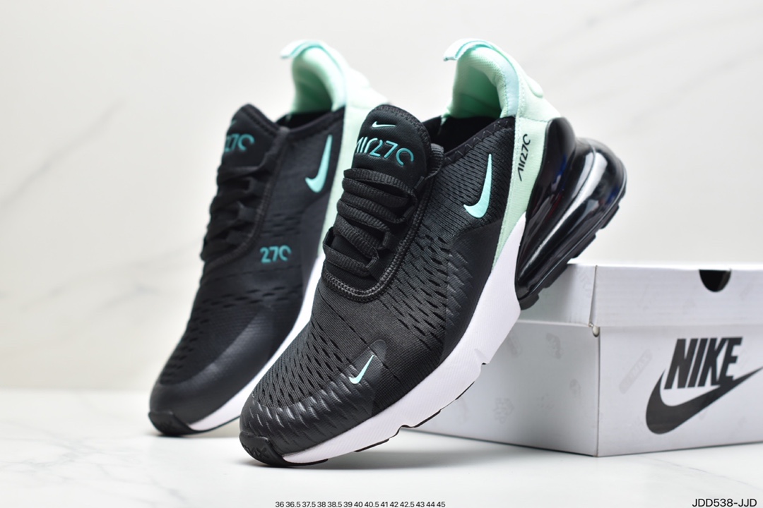 120 耐克Nike NIKE AIR MAX 270 FLYKNIT 混合科技 透气后掌半气垫慢跑鞋CN7077