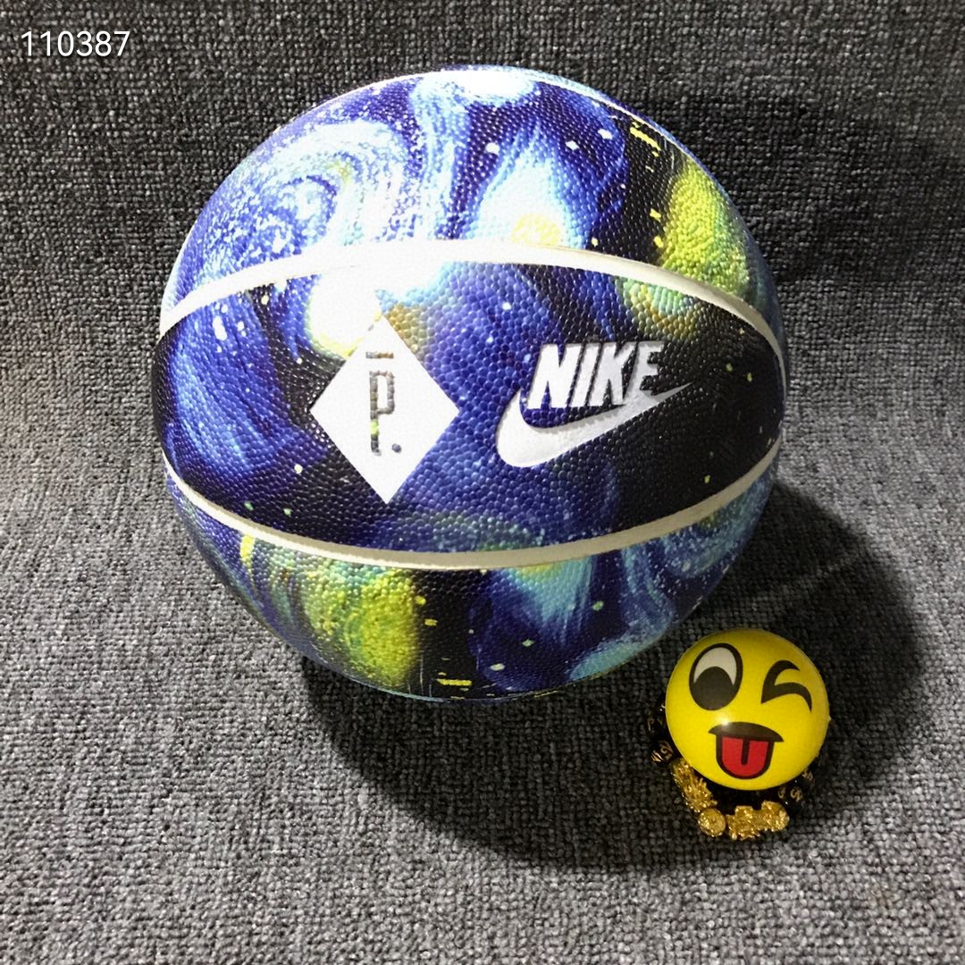 安福自取115 美版耐克/Nike 梵高星空限量款篮球男子7号标准篮球 BB9128-638 🏀🏀🏀😃😃😃😃😃😃 型号:7号男子篮球 材质:吸湿皮