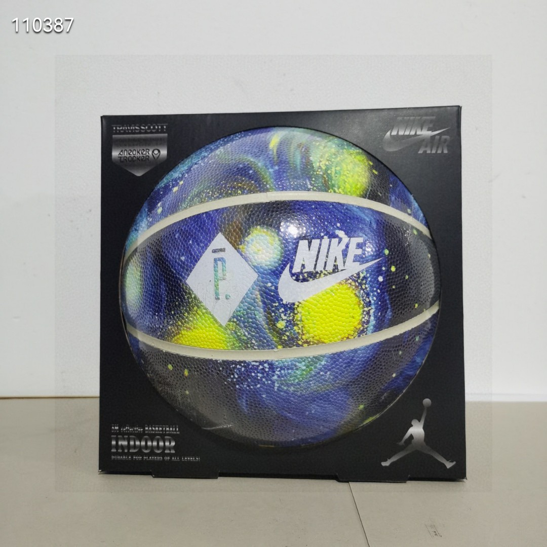 安福自取115 美版耐克/Nike 梵高星空限量款篮球男子7号标准篮球 BB9128-638 🏀🏀🏀😃😃😃😃😃😃 型号:7号男子篮球 材质:吸湿皮