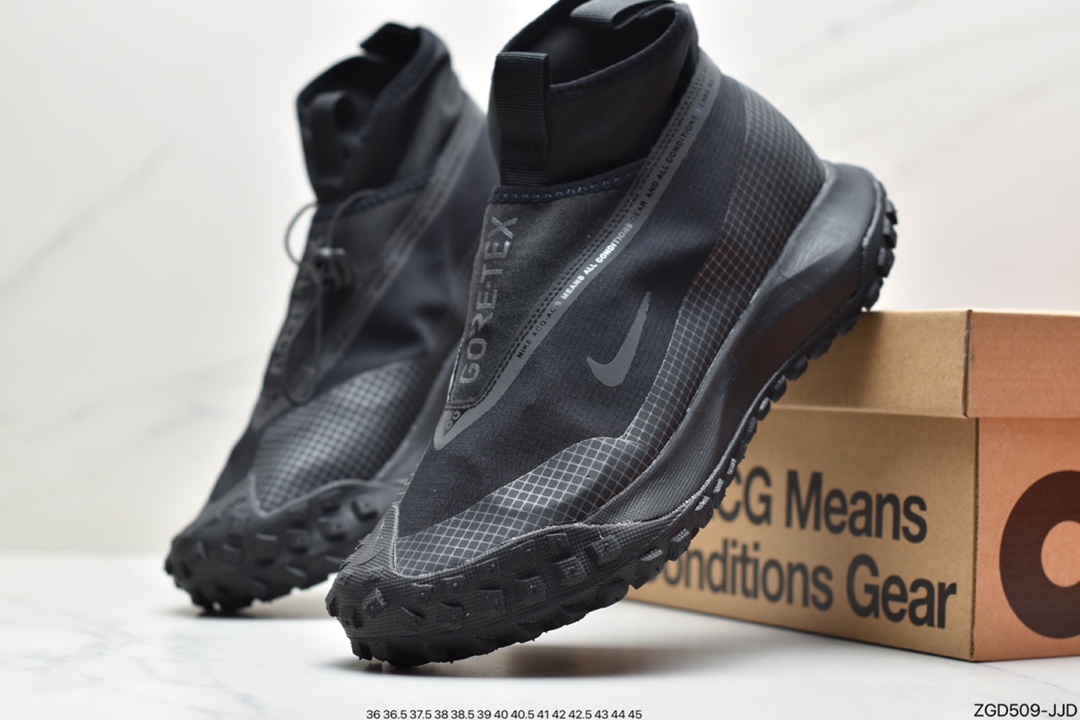 290 耐克Nike ACG GORE-TEX 耐克纯黑机能防水户外跑鞋CT2904-002