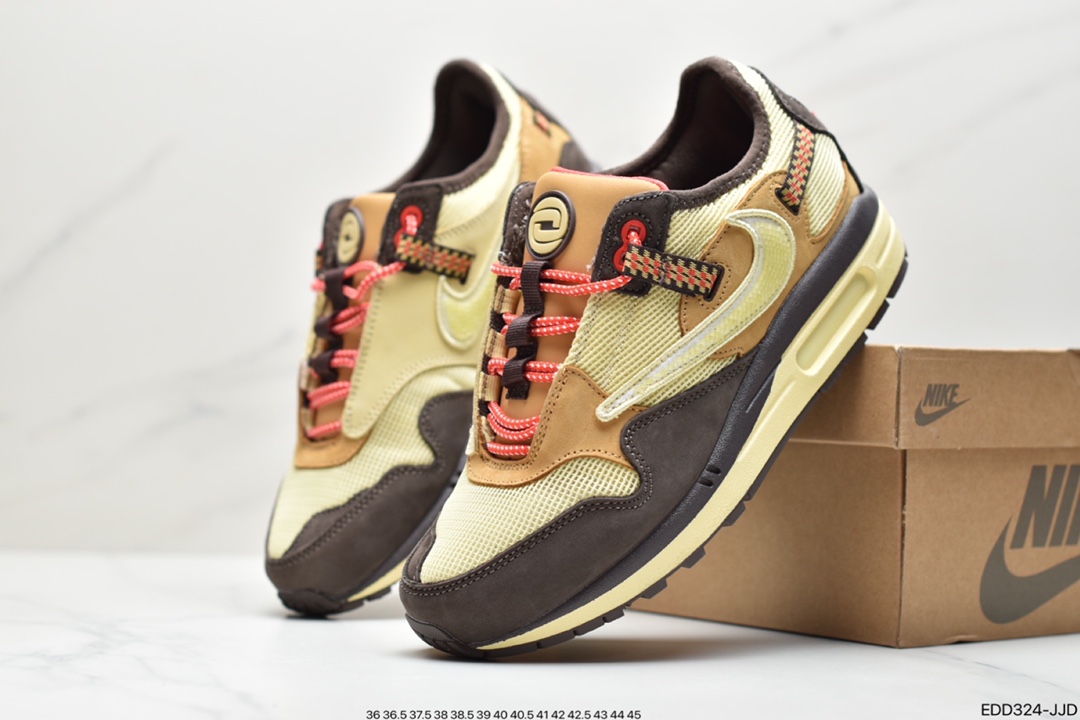 340 Travis Scott x Nike Air Max 1”Cactus Jack”改版款低帮复古百搭休闲运动慢跑鞋DO9392-700-莆田鞋,莆田鞋货源,高仿鞋,高仿鞋货源,安福档口,莆田高仿鞋,莆田鞋批发,高仿鞋批发,莆田高仿运动鞋,高仿运动鞋,莆田运动鞋 340 Travis Scott x Nike Air Max 1”Cactus Jack”改版款低帮复古百搭休闲运动慢跑鞋DO9392-700