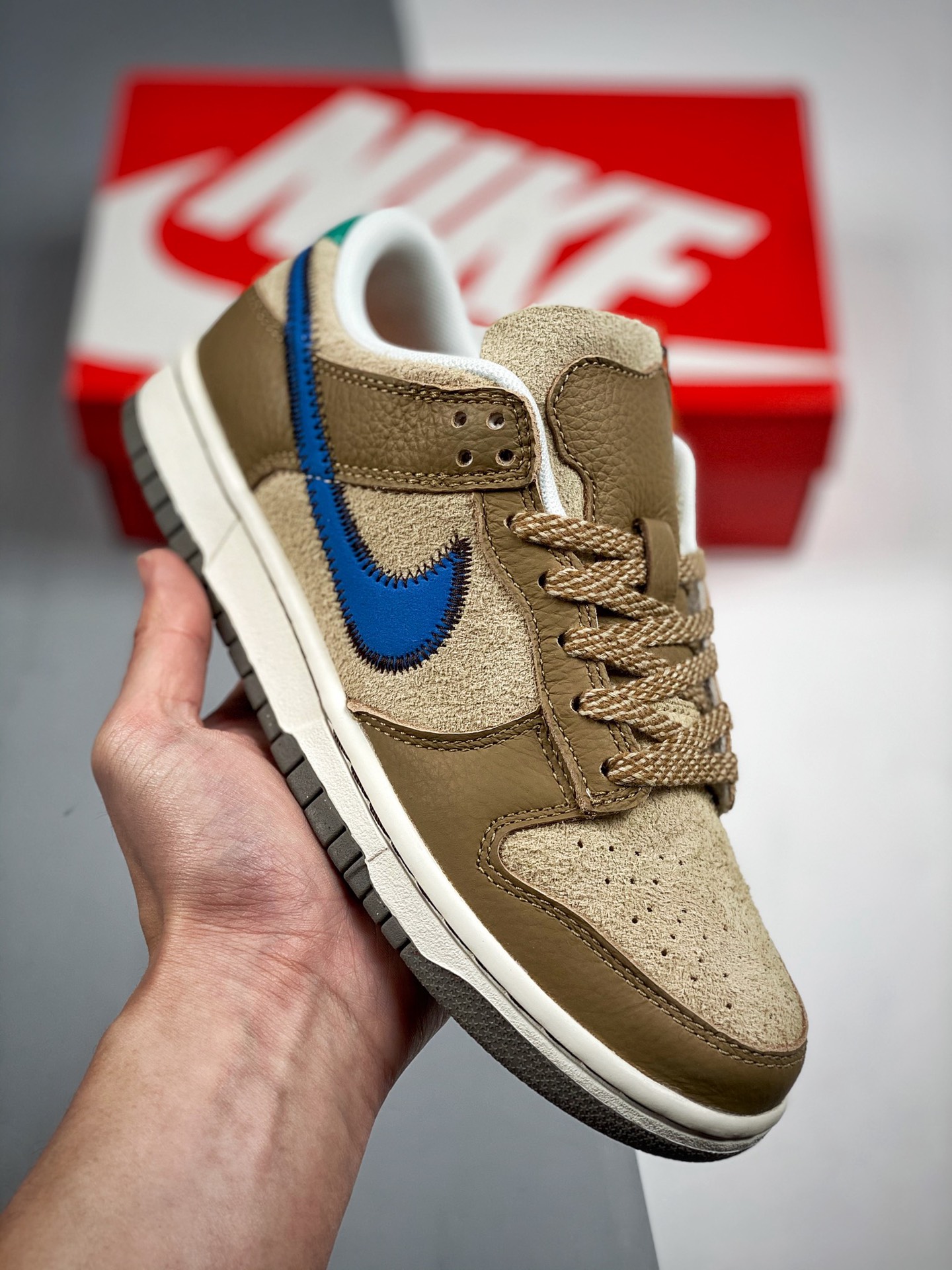 NK Dunk Low Marrón Gran fábrica pura original Fotos reales primer lanzamiento Material de primera capa original Exclusi…