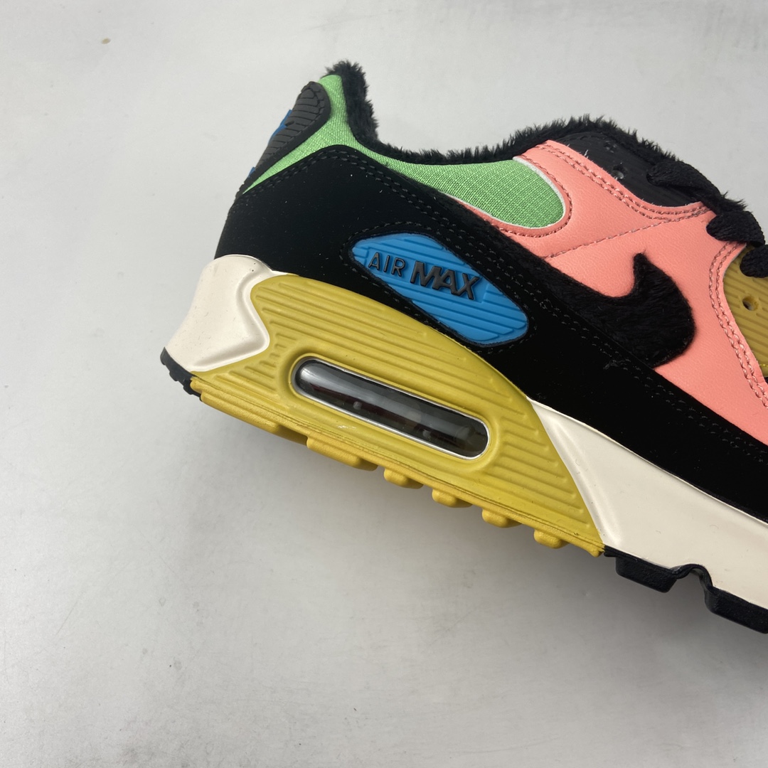 P200 NIKE Air Max 90 彩色拼接 加绒 复古气垫百搭休闲运动慢跑鞋 CT1891-600-莆田鞋,莆田鞋货源,高仿鞋,高仿鞋货源,安福档口,莆田高仿鞋,莆田鞋批发,高仿鞋批发,莆田高仿运动鞋,高仿运动鞋,莆田运动鞋 P200 NIKE Air Max 90 彩色拼接 加绒 复古气垫百搭休闲运动慢跑鞋 CT1891-600