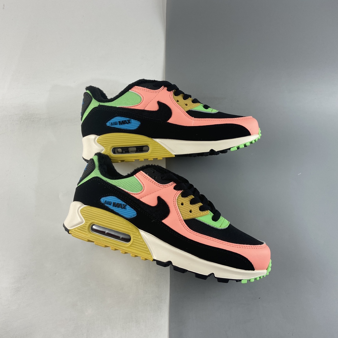 P200 NIKE Air Max 90 彩色拼接 加绒 复古气垫百搭休闲运动慢跑鞋 CT1891-600-莆田鞋,莆田鞋货源,高仿鞋,高仿鞋货源,安福档口,莆田高仿鞋,莆田鞋批发,高仿鞋批发,莆田高仿运动鞋,高仿运动鞋,莆田运动鞋 P200 NIKE Air Max 90 彩色拼接 加绒 复古气垫百搭休闲运动慢跑鞋 CT1891-600