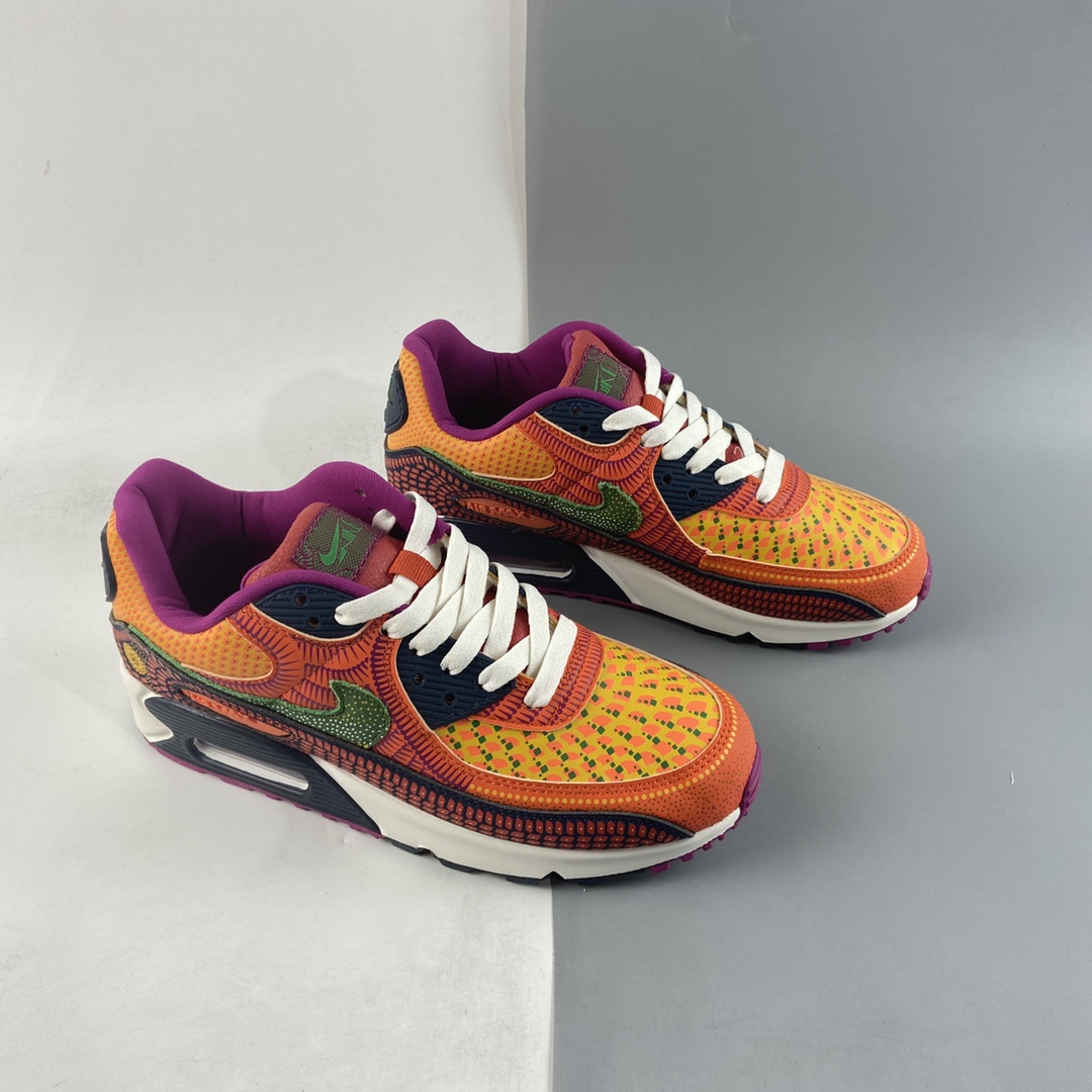 P220 NIKE Air Max 90 亡灵节 复古气垫百搭休闲运动慢跑鞋 CT1891-500