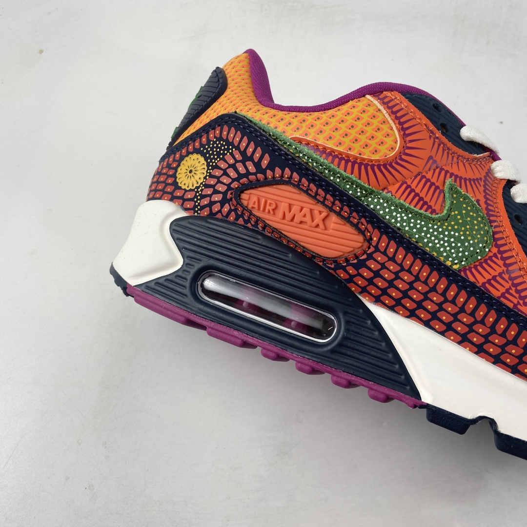 P220 NIKE Air Max 90 亡灵节 复古气垫百搭休闲运动慢跑鞋 CT1891-500