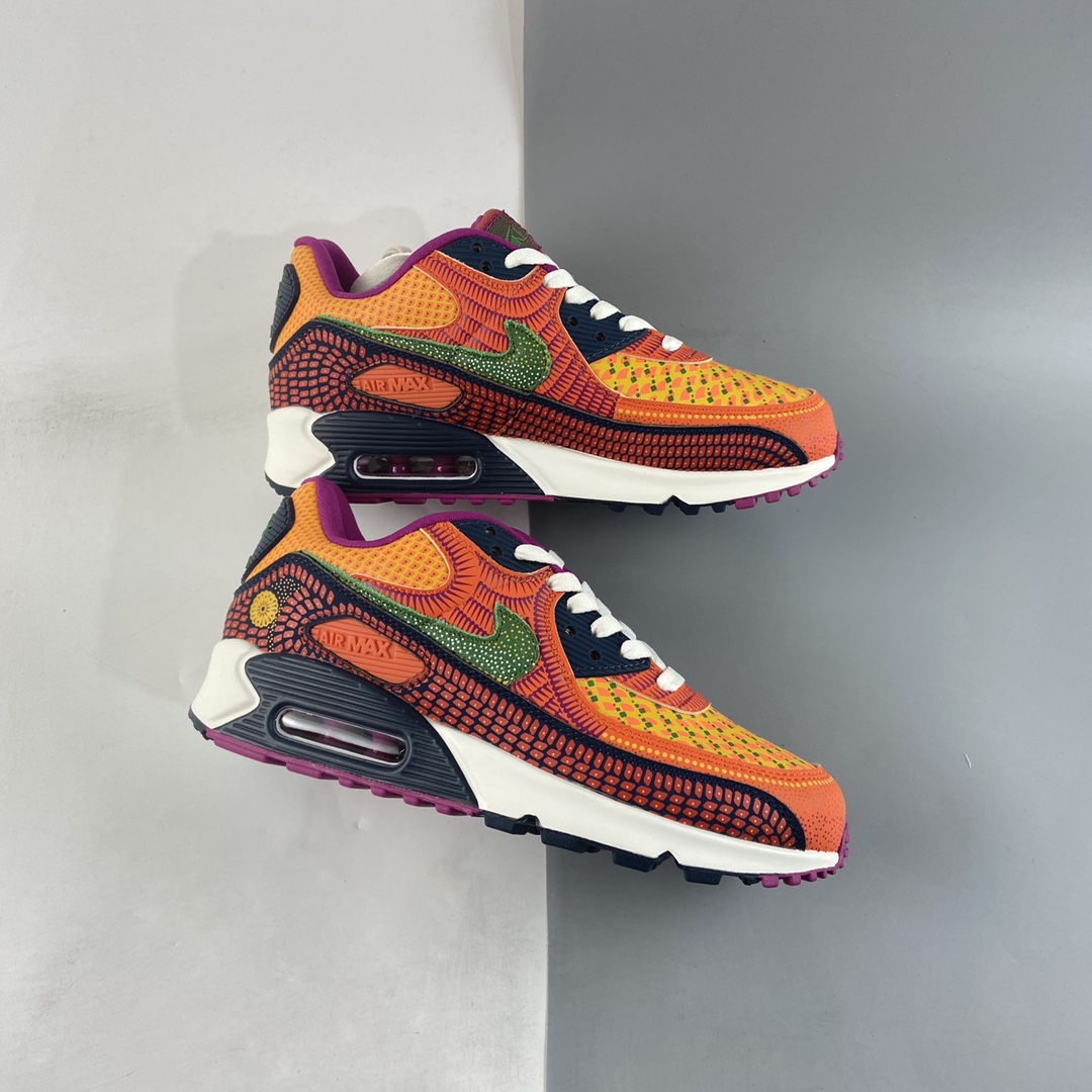 P220 NIKE Air Max 90 亡灵节 复古气垫百搭休闲运动慢跑鞋 CT1891-500