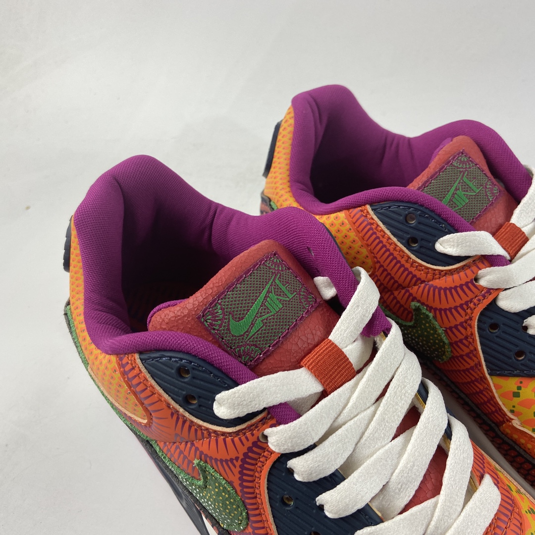 P220 NIKE Air Max 90 亡灵节 复古气垫百搭休闲运动慢跑鞋 CT1891-500