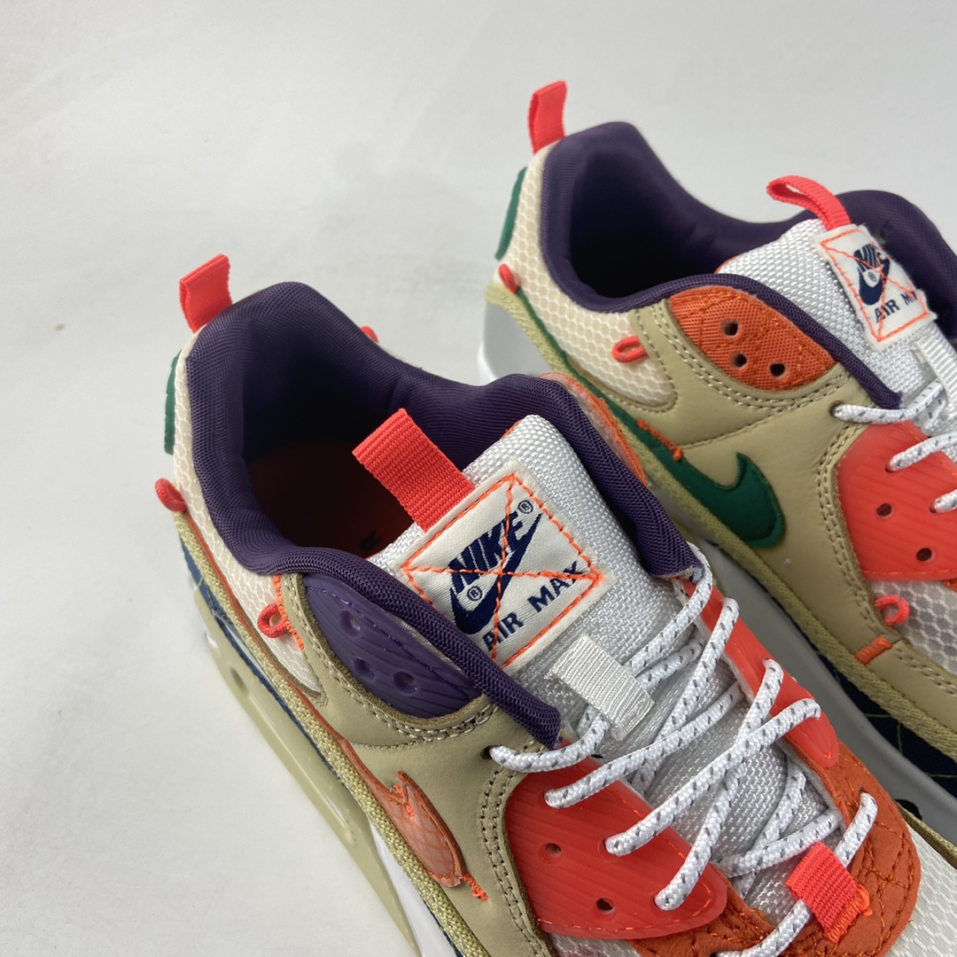 P220 NIKE Air Max 90 彩色拼接 复古气垫百搭休闲运动慢跑鞋 CTZ9078-784