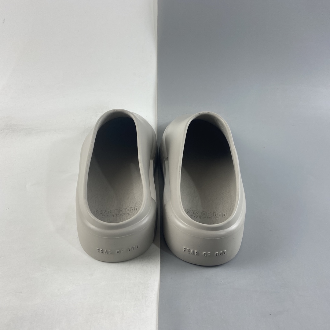 Fear of God 7th The California Grey Backless Slip-Ons FG80-100