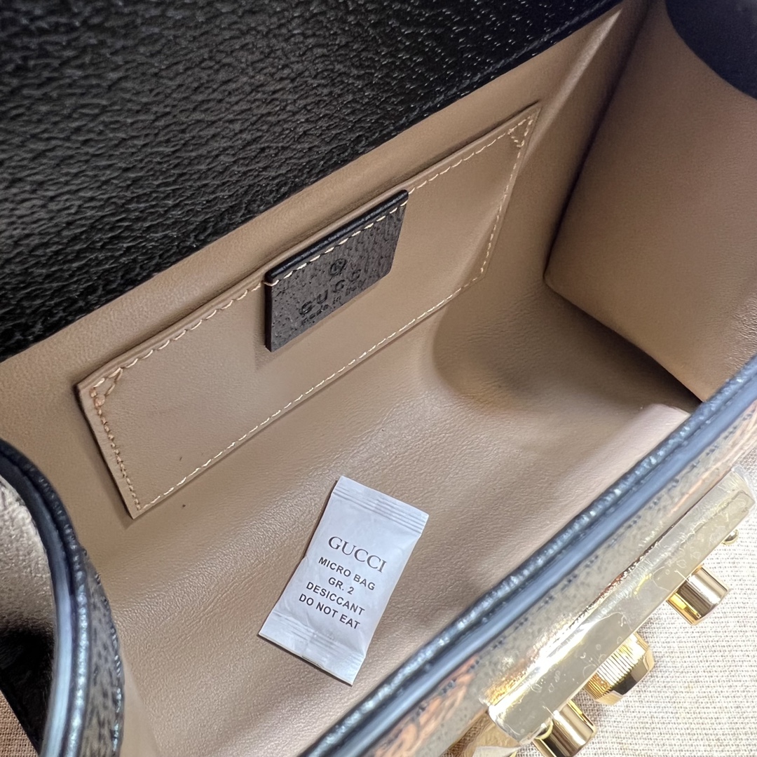 GUCCI古驰Padlock系列浆果印花小号肩背包409487