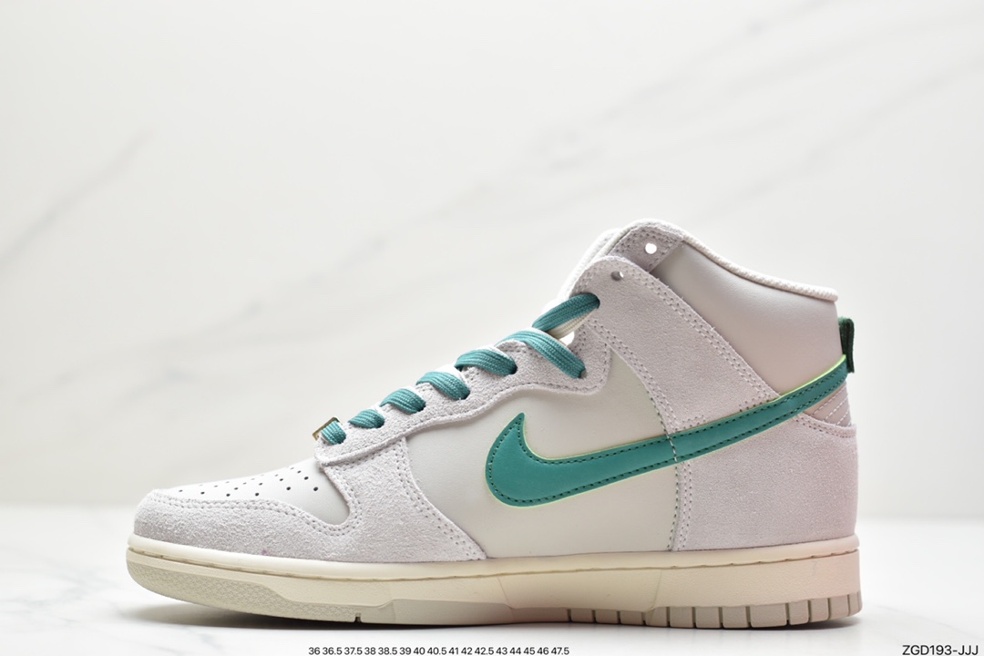 290 公司级耐克NK SB Dunk High SE”First Use Sail”扣篮系列高帮休闲运动滑板板鞋DD0733-001