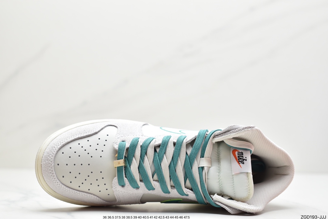 290 公司级耐克NK SB Dunk High SE”First Use Sail”扣篮系列高帮休闲运动滑板板鞋DD0733-001