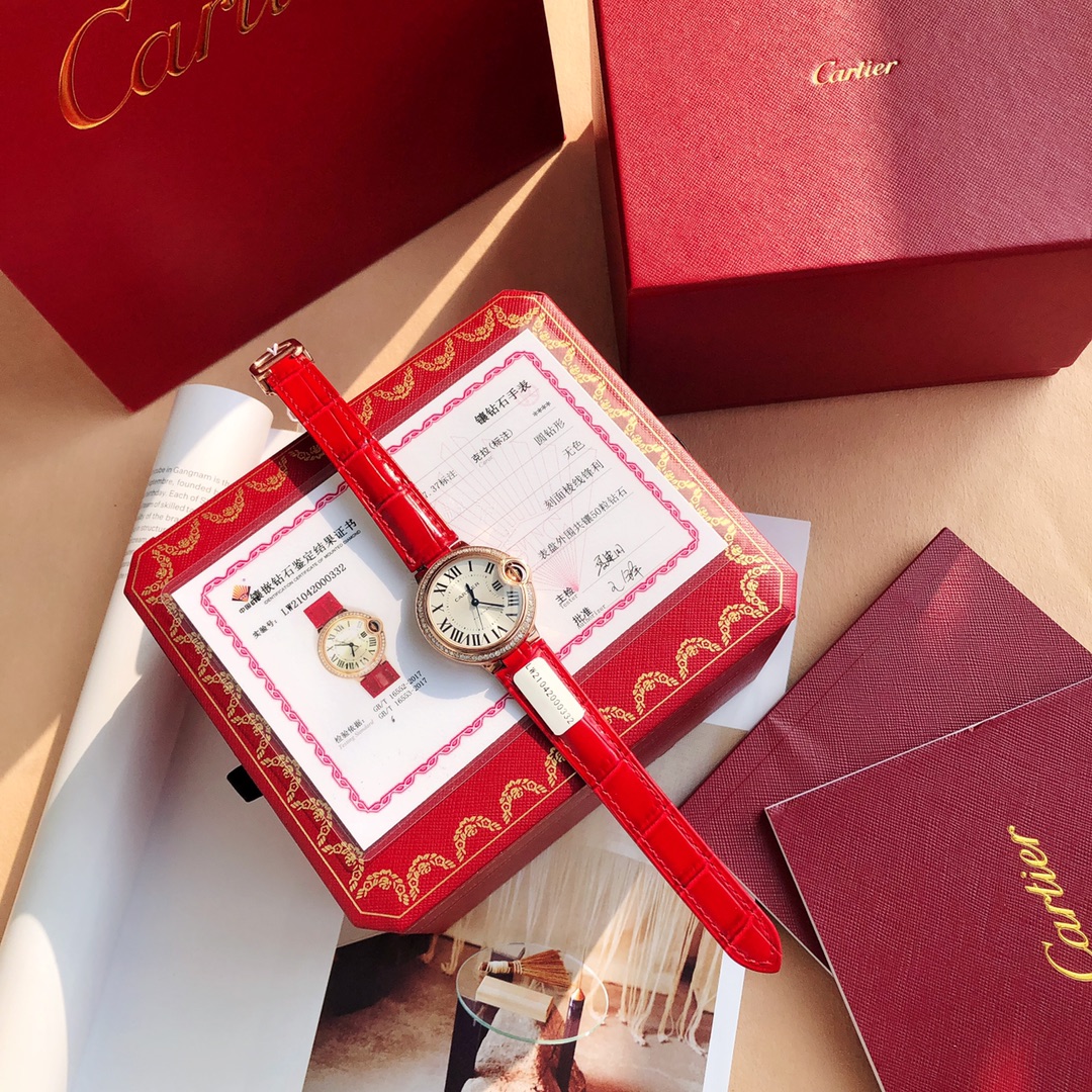 CARTIER 蓝气球 机械表女,手表,cartier 2