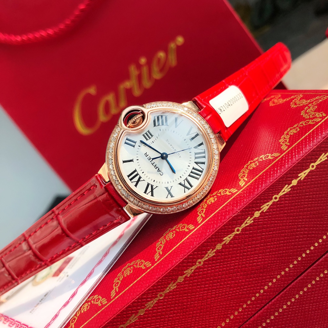 CARTIER 蓝气球 机械表女,手表,cartier 5