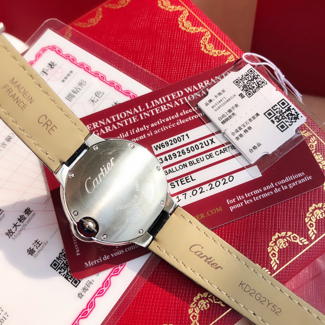 CARTIER 蓝气球 机械表女,手表,cartier 8