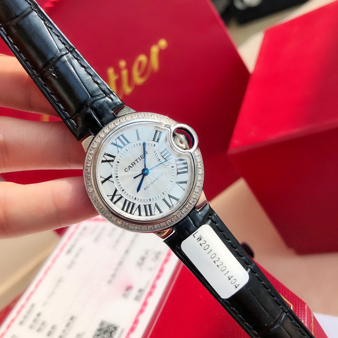 CARTIER 蓝气球 机械表女,手表,cartier 6