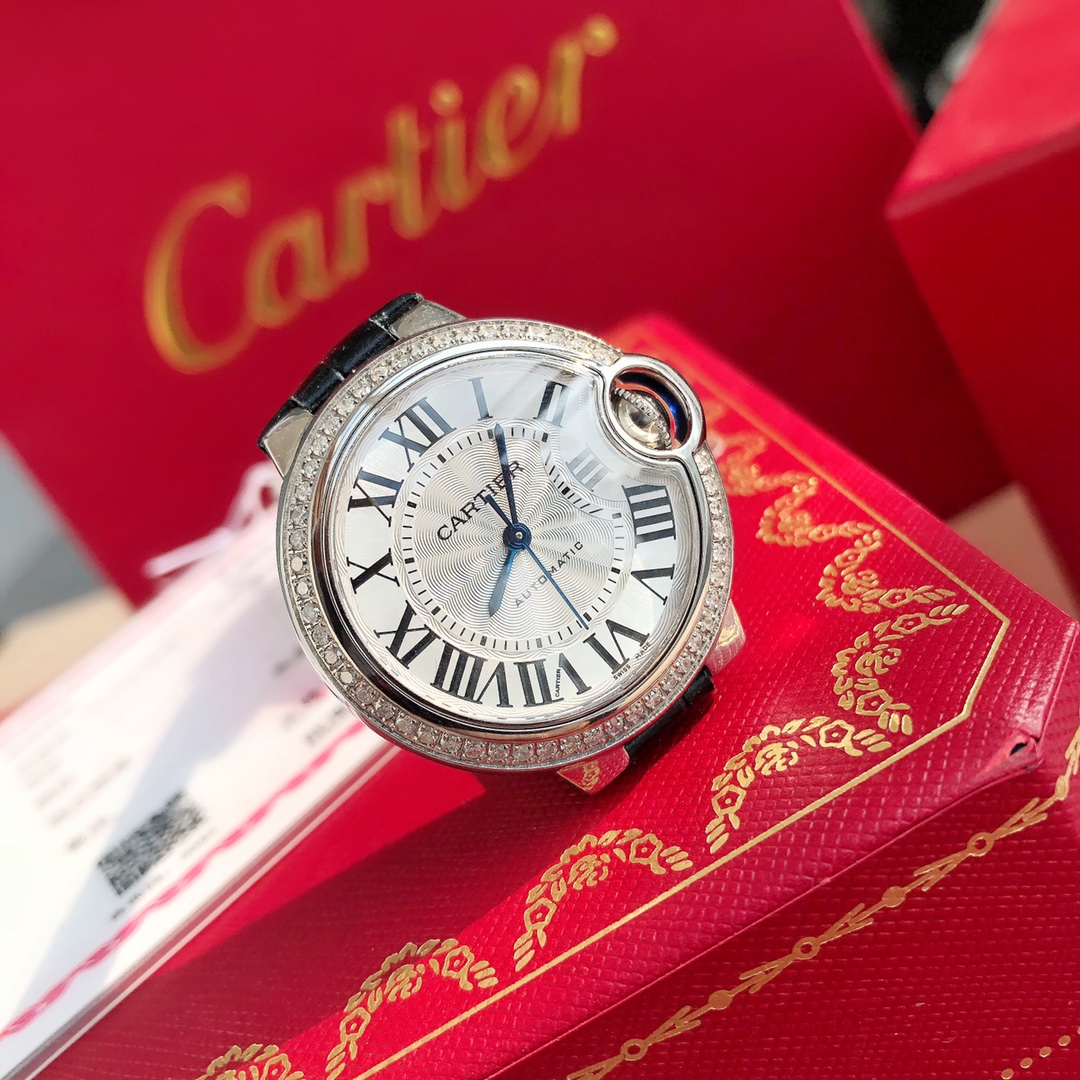 CARTIER 蓝气球 机械表女,手表,cartier 4