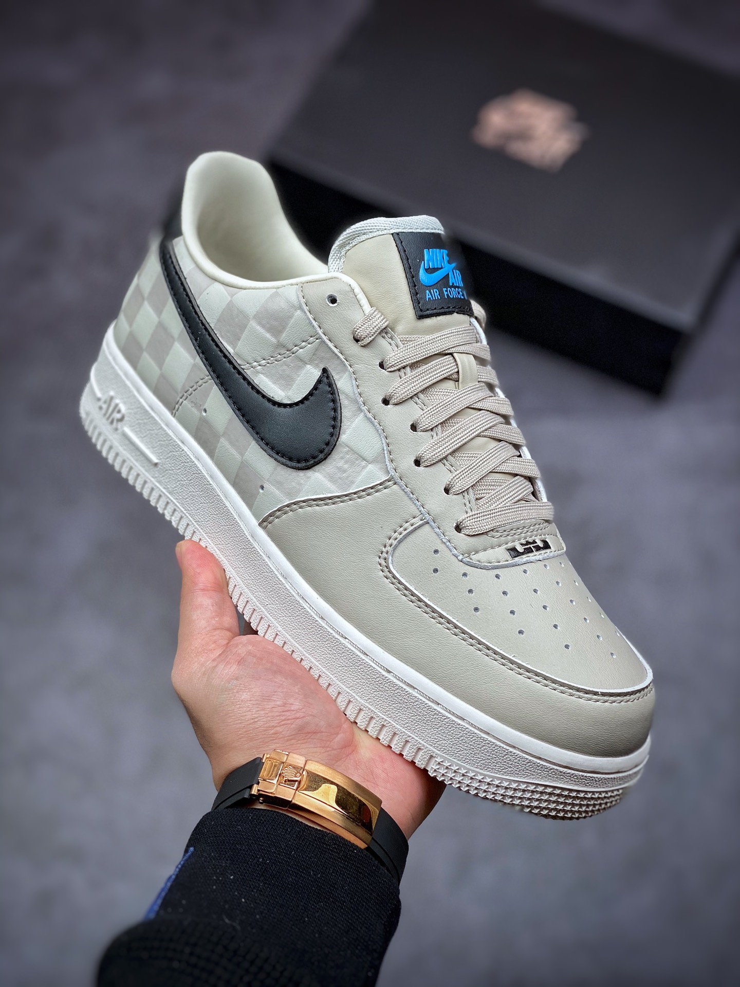 200 Nike Air Force 1 Low 07 皮革棋盘格奶白 DC8877-200