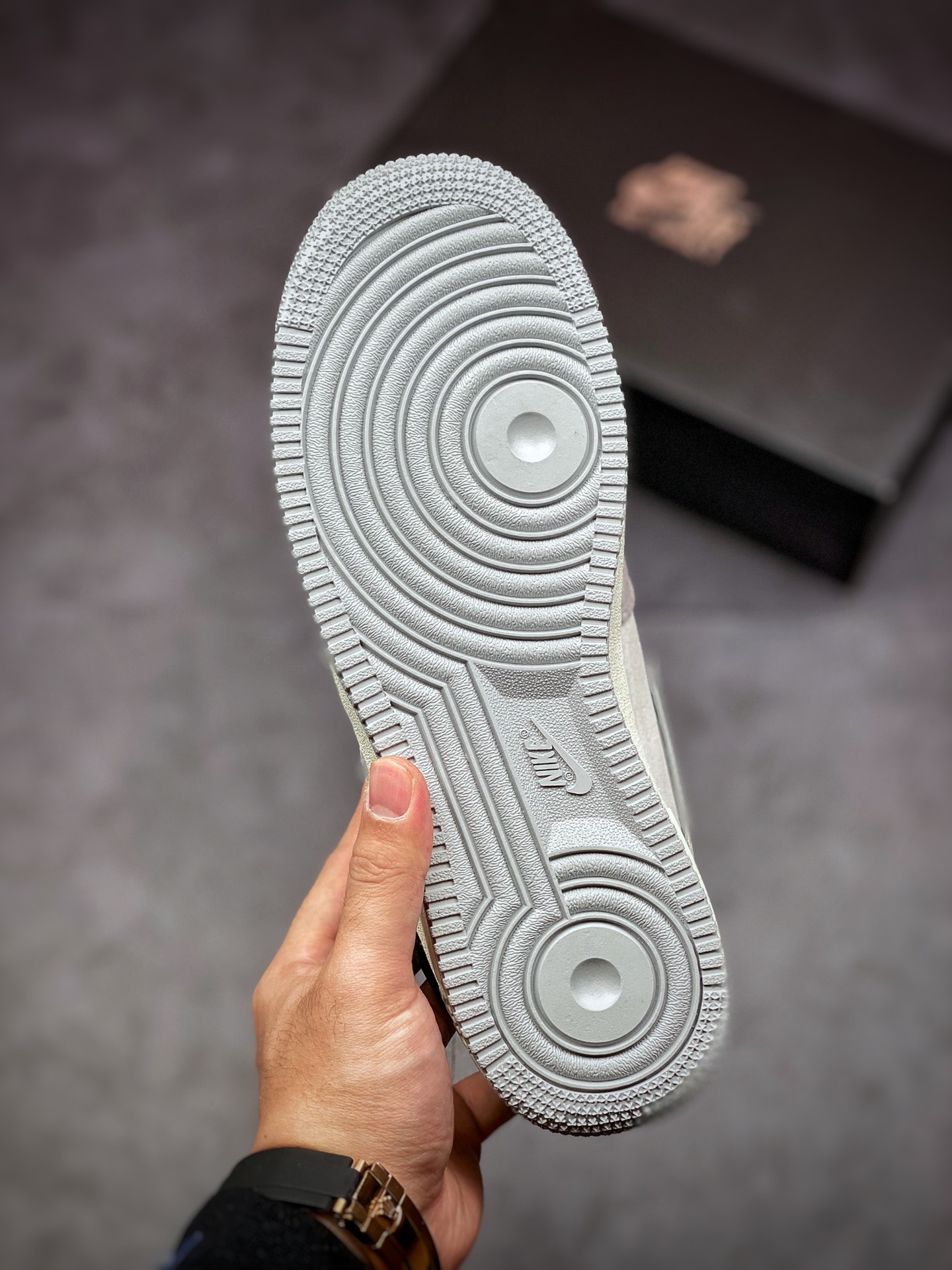 260 Nike Air Force 1 Low 07 米灰黑拼接DG9158-616