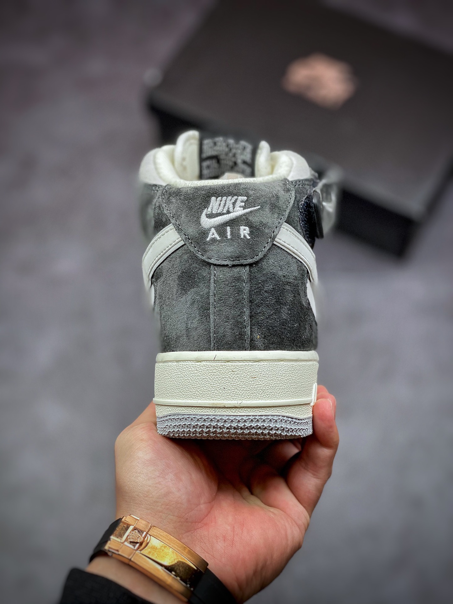 260 Nike Air Force 1 Low 07 米灰黑拼接DG9158-616