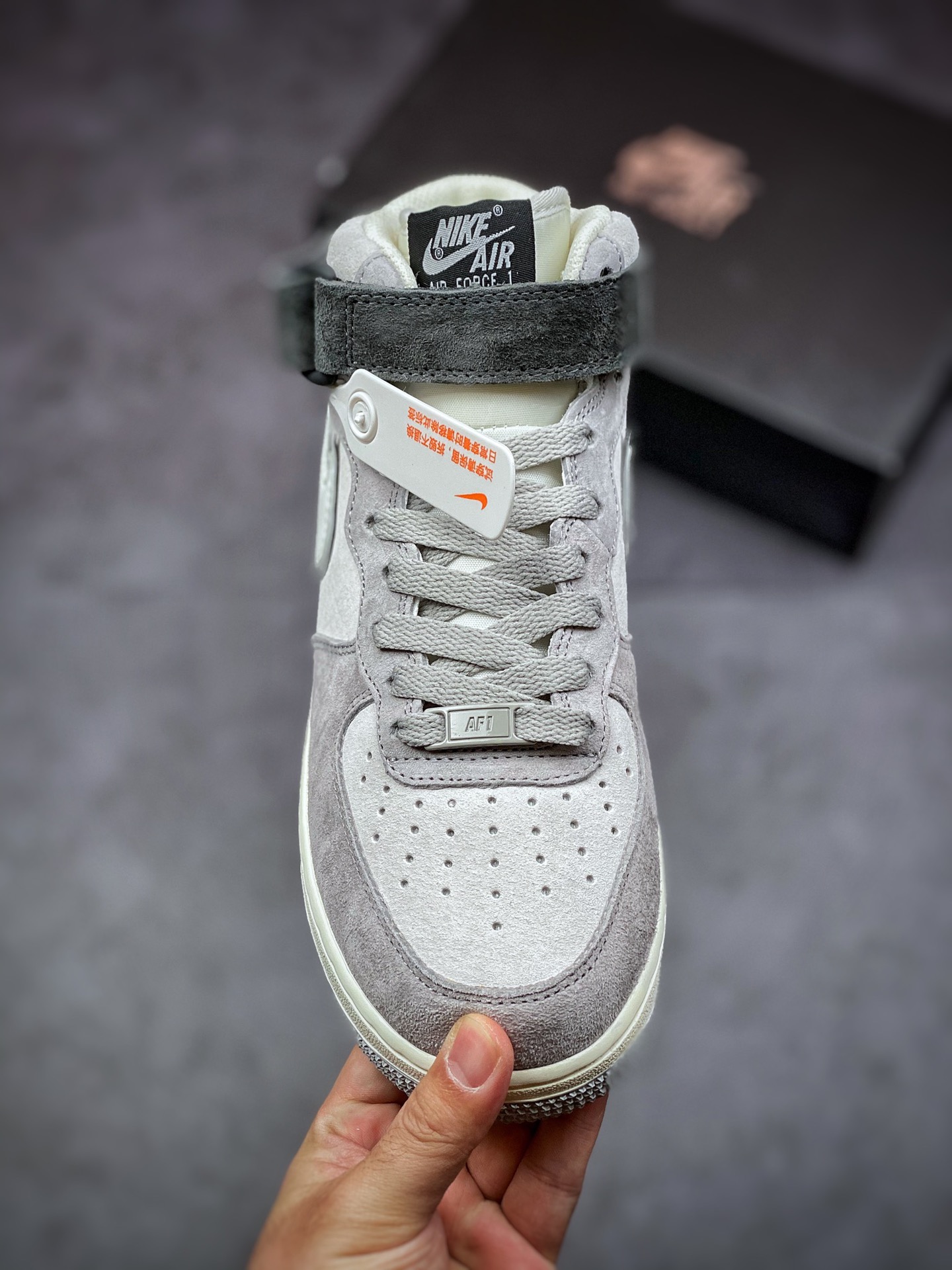 260 Nike Air Force 1 Low 07 米灰黑拼接DG9158-616