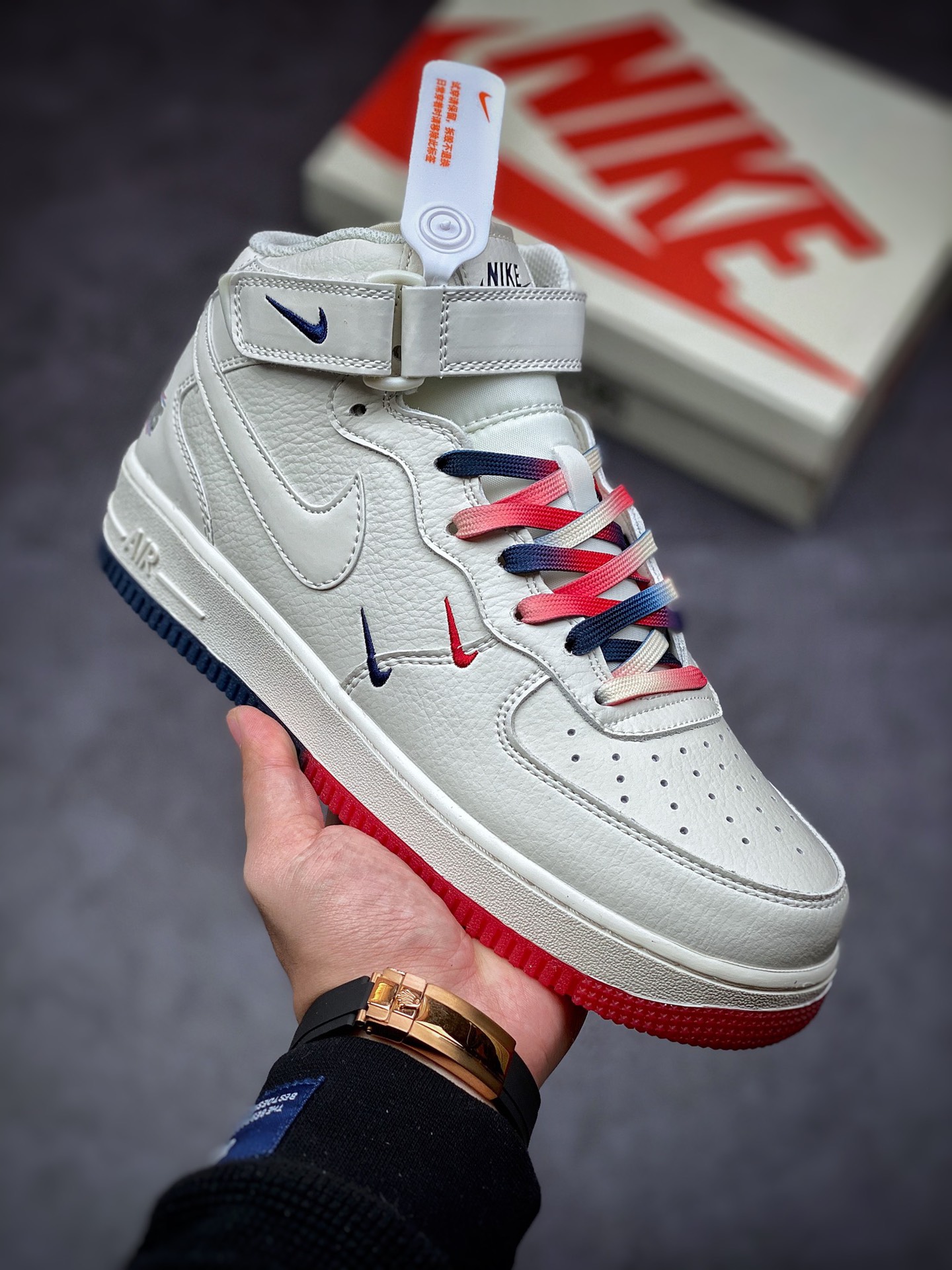 280 Nike Air Force 1 Mid 快船渐变 原楦头原纸板GU5696-658