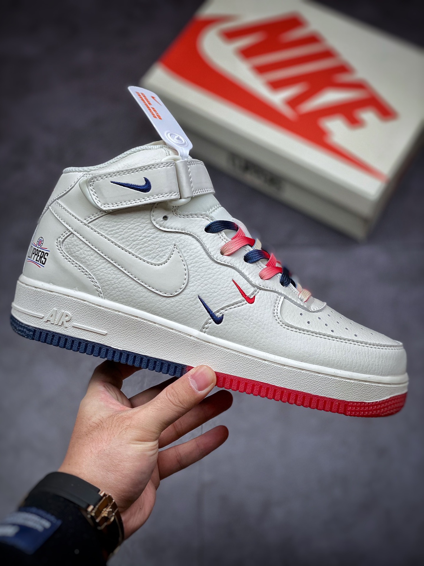 280 Nike Air Force 1 Mid 快船渐变 原楦头原纸板GU5696-658
